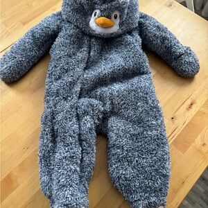 Koala Kids Gray Penguin Footie